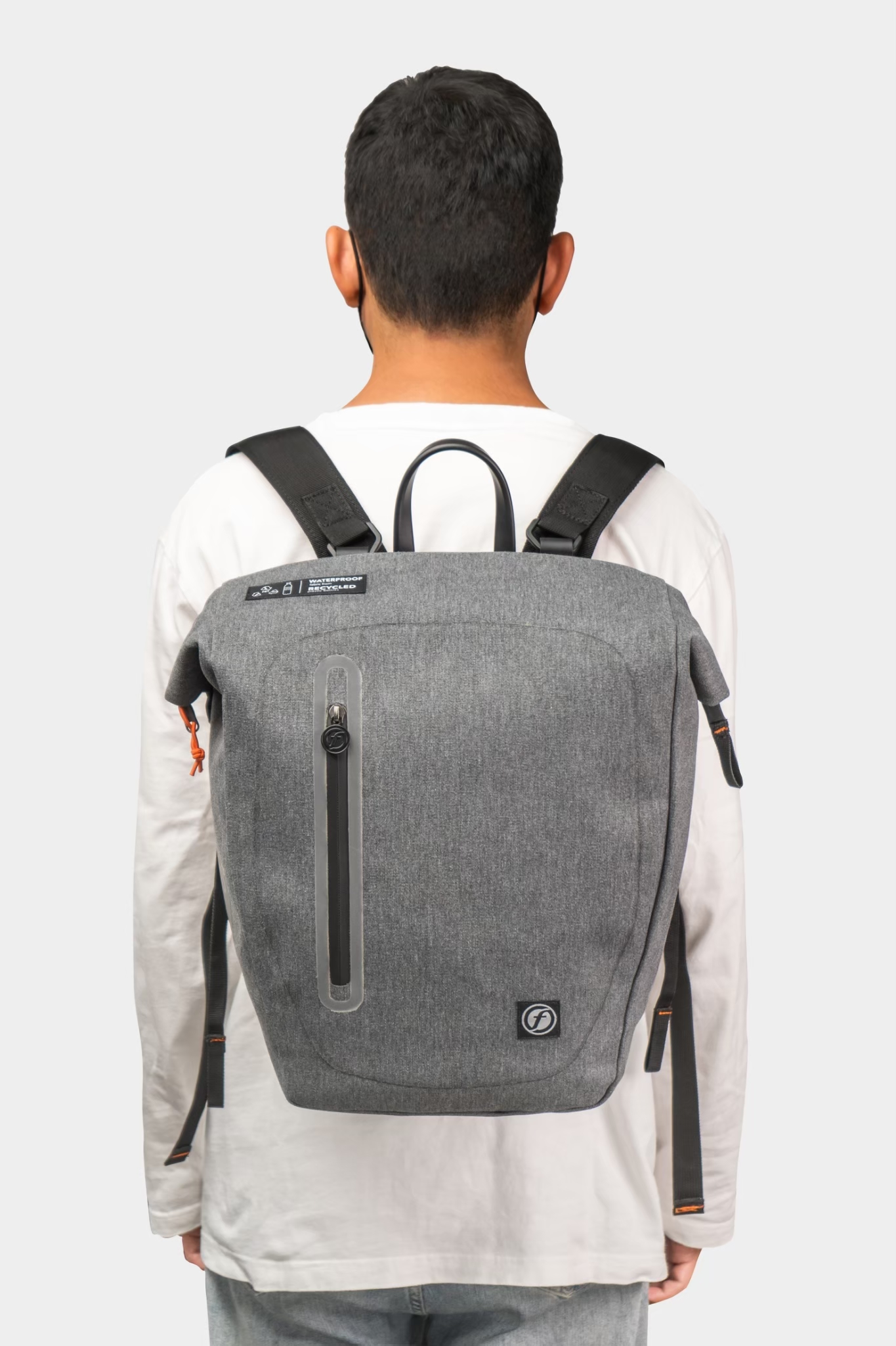 กระเป๋าจักรยานกันน้ำ DFEELFREE URBANION ECO BIKEPACK สี GREY_9